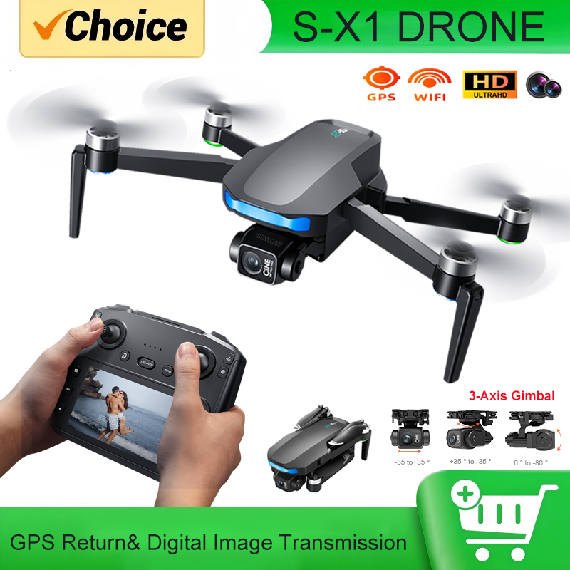Fpv Drone Charger - 3축 짐벌, 5000m FPV, 4K HD