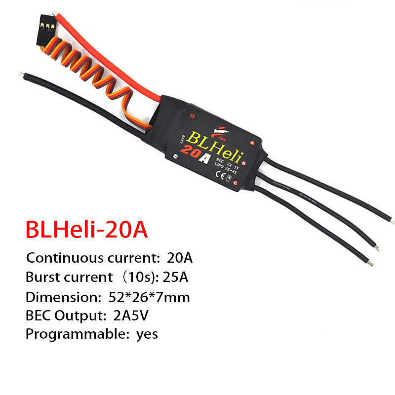 브러시리스 ESC BLHeli 20A 30A 50A,  - Fpv Drone Esc 리뷰 및 가격
