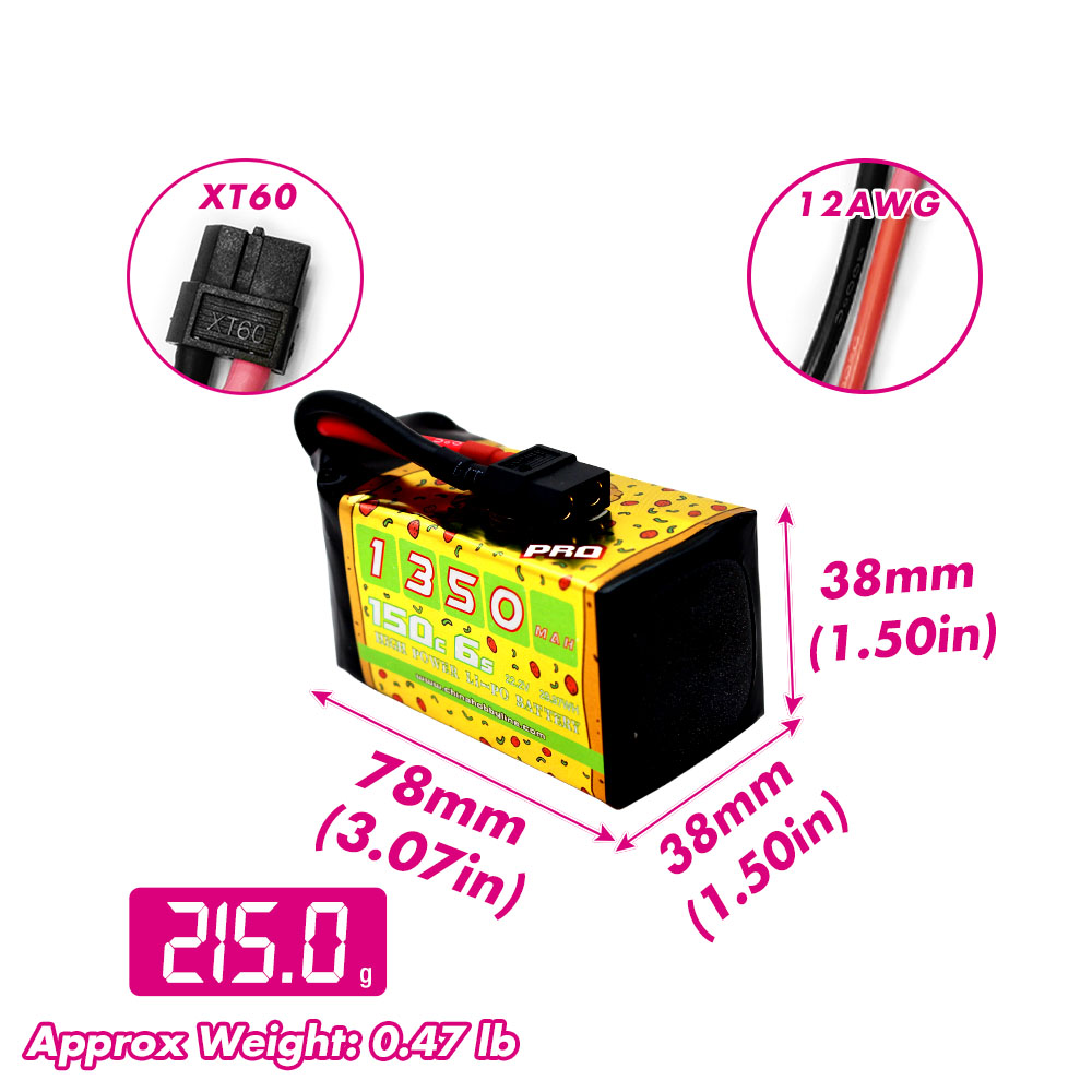 2PCS CNHL 6S 22.2V Lipo 배터리 13 - Fpv Drone Bag 리뷰 및 가격
